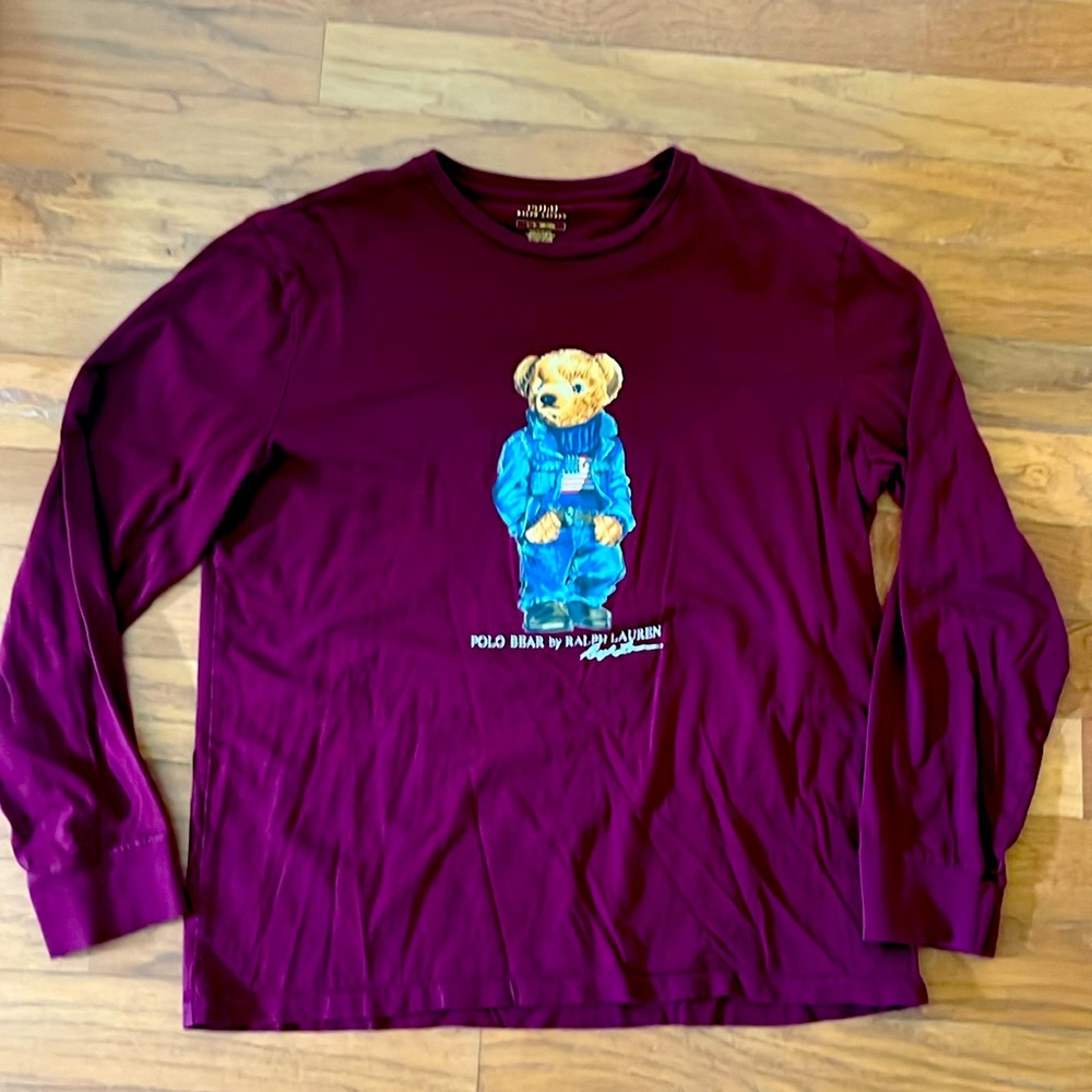 Long Sleeve Polo Bear tee